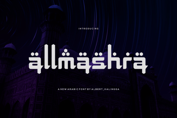 Allmashra: Arabic-Style Display Font with Modern Elegance