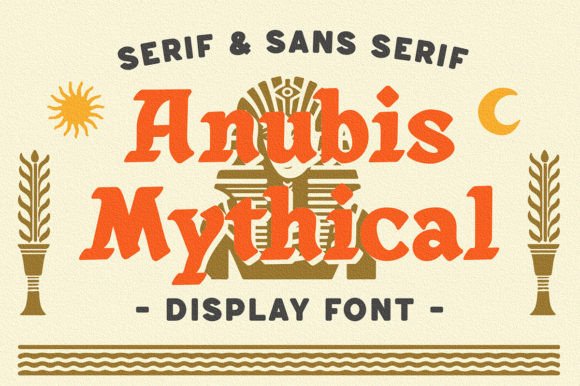 Anubis Mythical: A Display Font Built for Editorial Presence