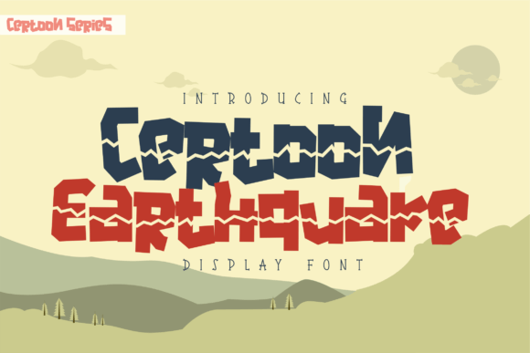Certoon Earthquake: A Display Font for Bold Design