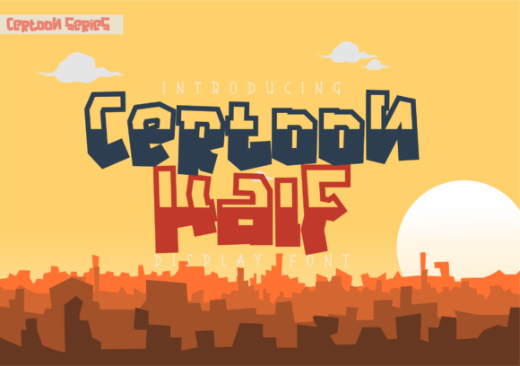Certoon Half: A Display Font That Makes Campaigns Pop