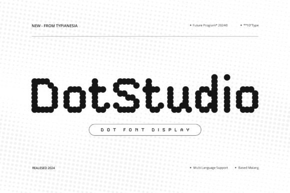 Dotstudio: A Display Font with Clear Intentions