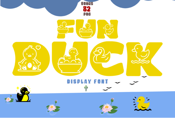 Fun Duck Font: A Playful Typeface for Your Small Business Brand
