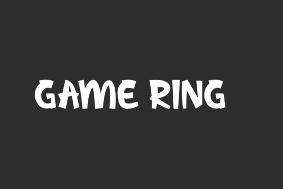Game Ring Font: A Playful Display Typeface for Small Business