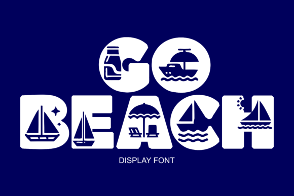 Go Beach Font: A Display Typeface with Charisma for Crafters and Makers
