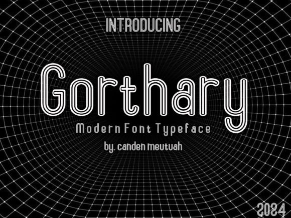 Gorthary: A Minimalist Display Font Built for Clean Branding Work