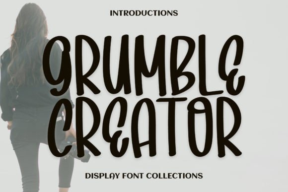 Grumble Creator Font: A Playful Display Typeface for Brand Design