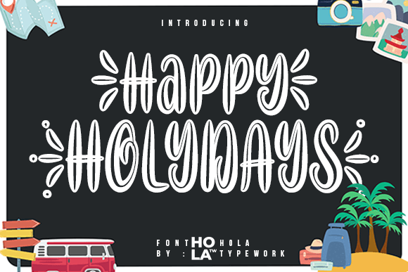 Happy Holydays: A Display Font Built for Modern Web Design