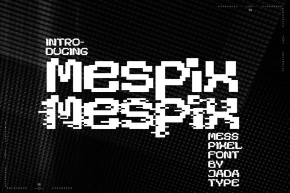 Mespix: A Display Font for Bold Small Business Branding