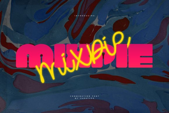 Mixpie: A Bold Display Font That Brings Small Business Branding to Life