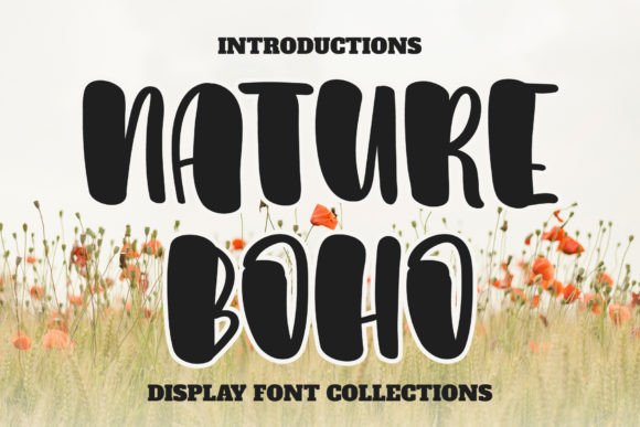 Nature Boho: A Display Font for Friendly Web Design