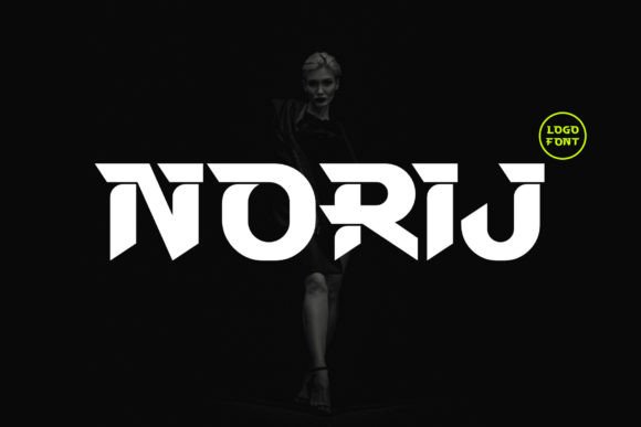 Norij Font: A Modern Display Typeface for Handmade Products