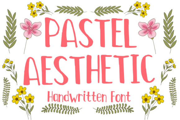 Pastel Aesthetic: A Playful Handlettering Font for Handmade Product Makers