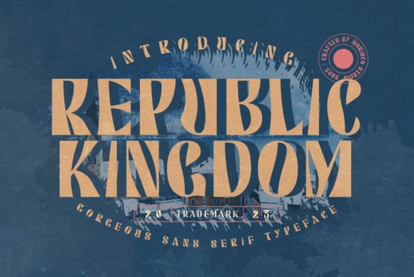 Republic Kingdom: A Modern Display Font with Unique Character