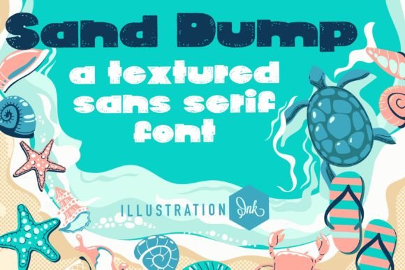 Sand Dump: A Whimsical Display Font for Editorial Design
