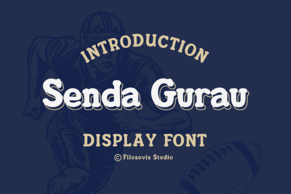 Senda Gurau: A Playful Display Font for Brand Identity