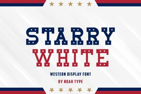 Starry White: A Display Font for Editorial Design with Character