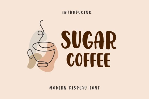 Sugar Coffee: A Bold Display Font for Editorial Design
