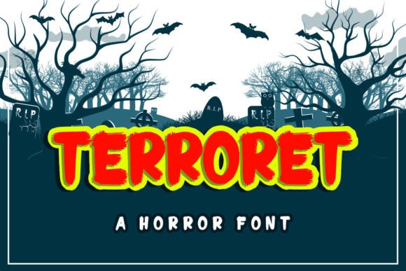 Terroret Display Font: Whimsical Typeface for Small Business