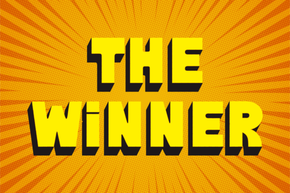 The Winner Font: A Display Typeface That Commands Attention