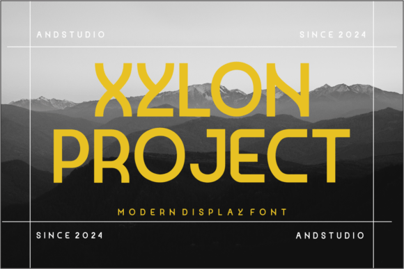 Xylon Project: A Display Font Built for Bold Campaigns
