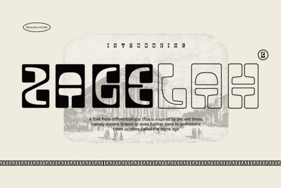 Zagelah: A Vintage Display Font for Campaign Storytelling